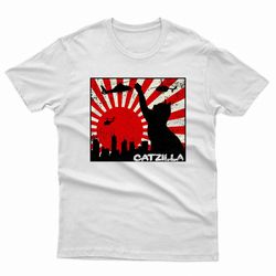 catzilla japanese retro men's t-shirt