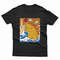 Catzilla Vintage Funny Cute Cat Art Japanese Sunset Mens TShirt 0