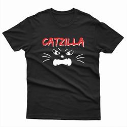 catzilla vintage japanese sunset style men's t-shirt