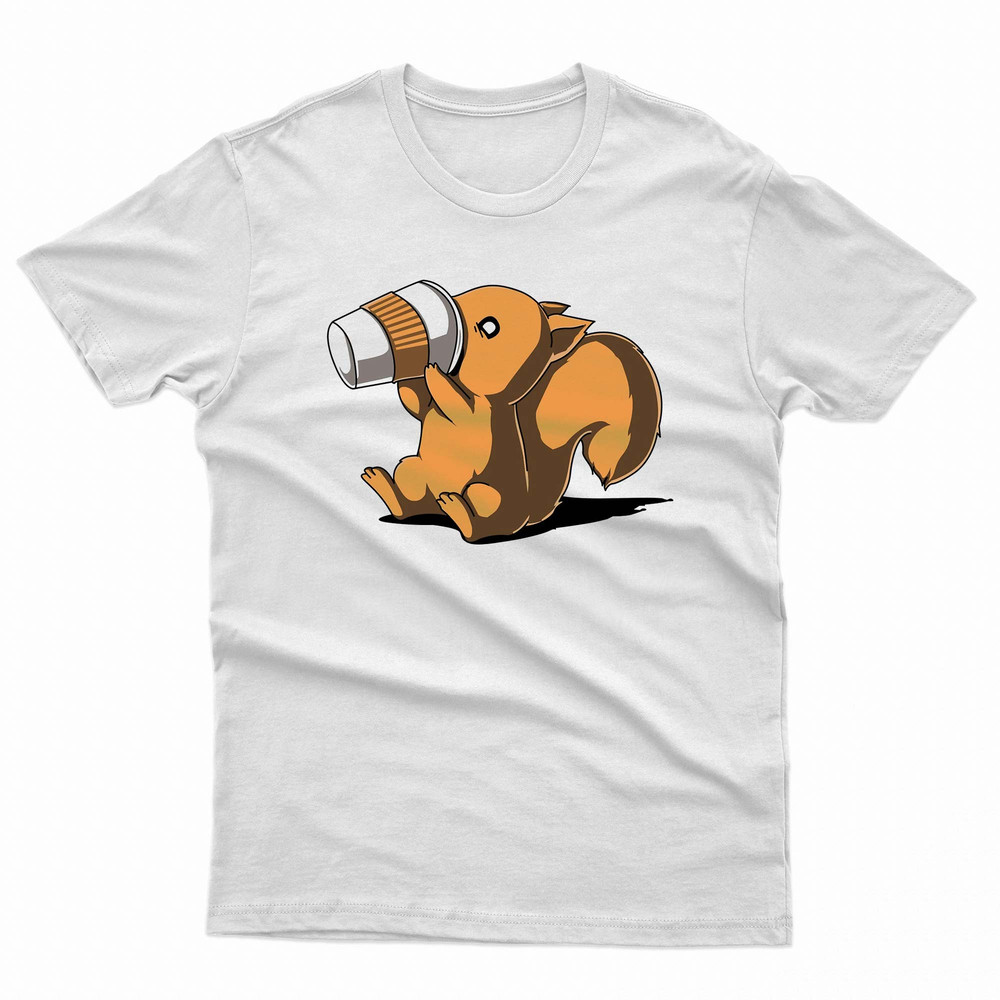 Coffee Squirrel Mens TShirt 0