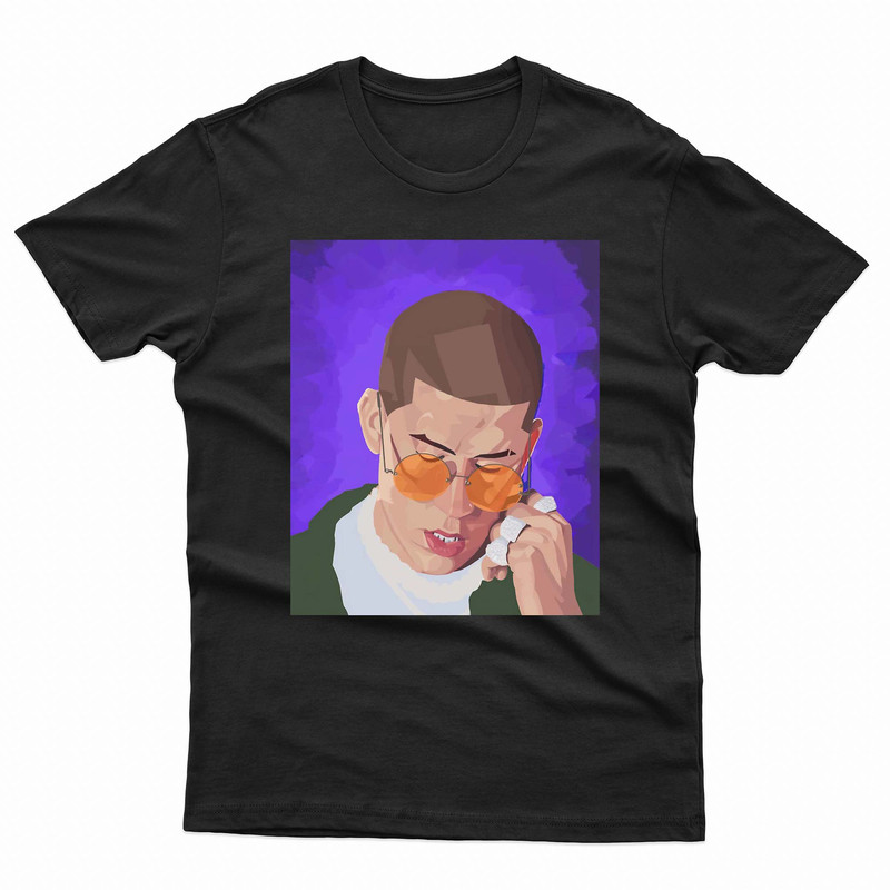 Bad Bunny Art Painting TShirt 0