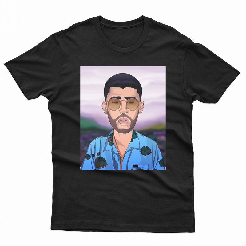 Bad Bunny Caricature TShirt 0