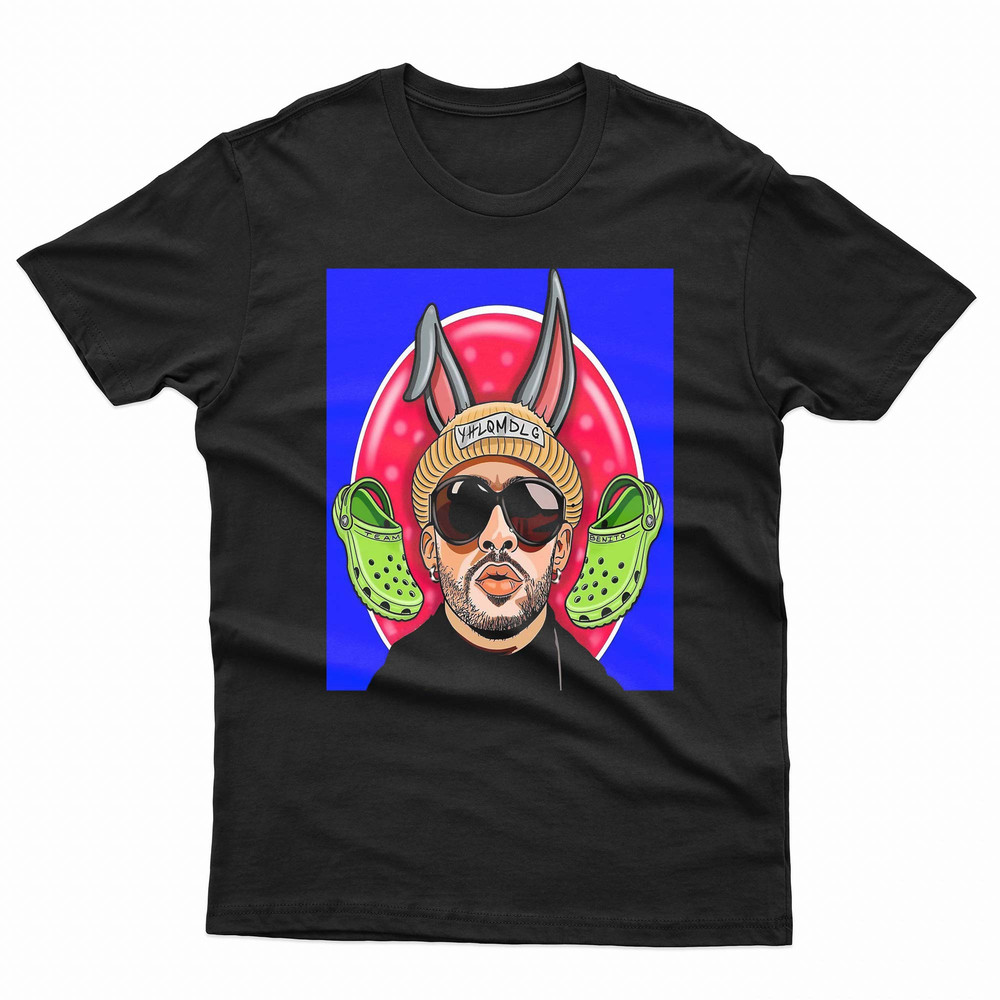 Bad Bunny Green Crocs TShirt 0