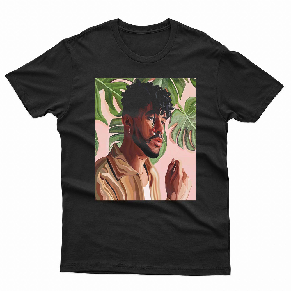 Bad Bunny Green PAinting TShirt 0