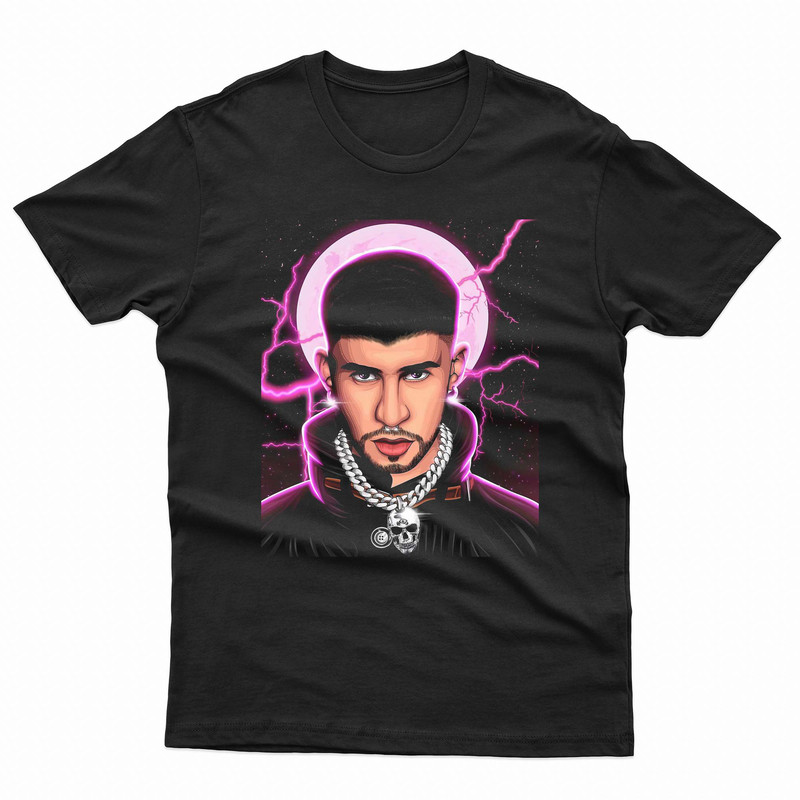Bad Bunny Lightning Bolt TShirt 0