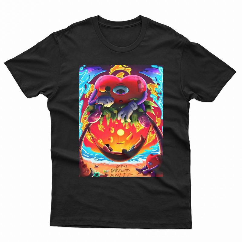 Bad Bunny Lucid Dream On Beach TShirt 0