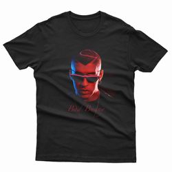 bad bunny neon photo t-shirt