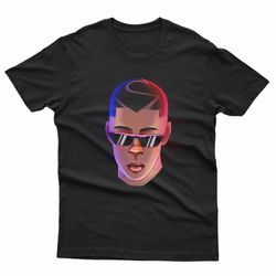 bad bunny portrait illustration t-shirt