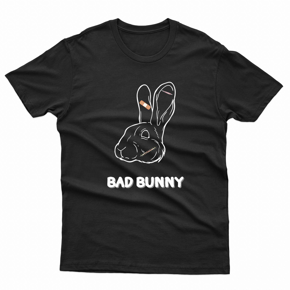 Bad Bunny Rabbit Head TShirt 0