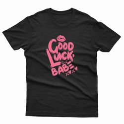 chappell roan good luck babe pink lips t-shirt