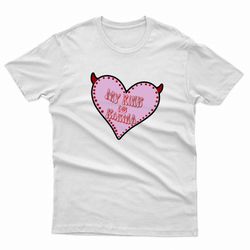 chappell roan my kink is karma pink devil's heart t-shirt
