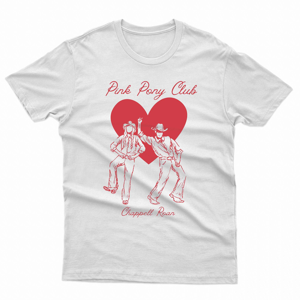 Chappell Roan Pink Pony Club Cowboy And Cowgirl TShirt 0
