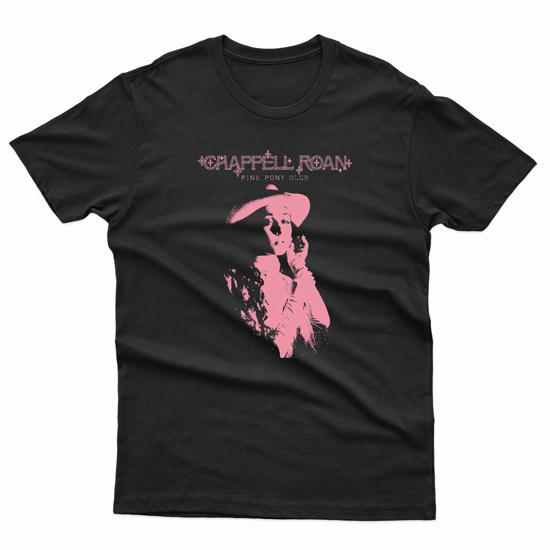 Chappell Roan Pink Pony Club Pink Photo TShirt 0