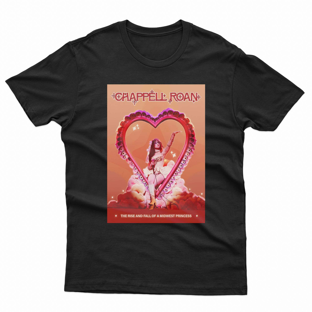 Chappell Roan The Rise And Fall Of A Midwest Princess Love Stage TShirt 0