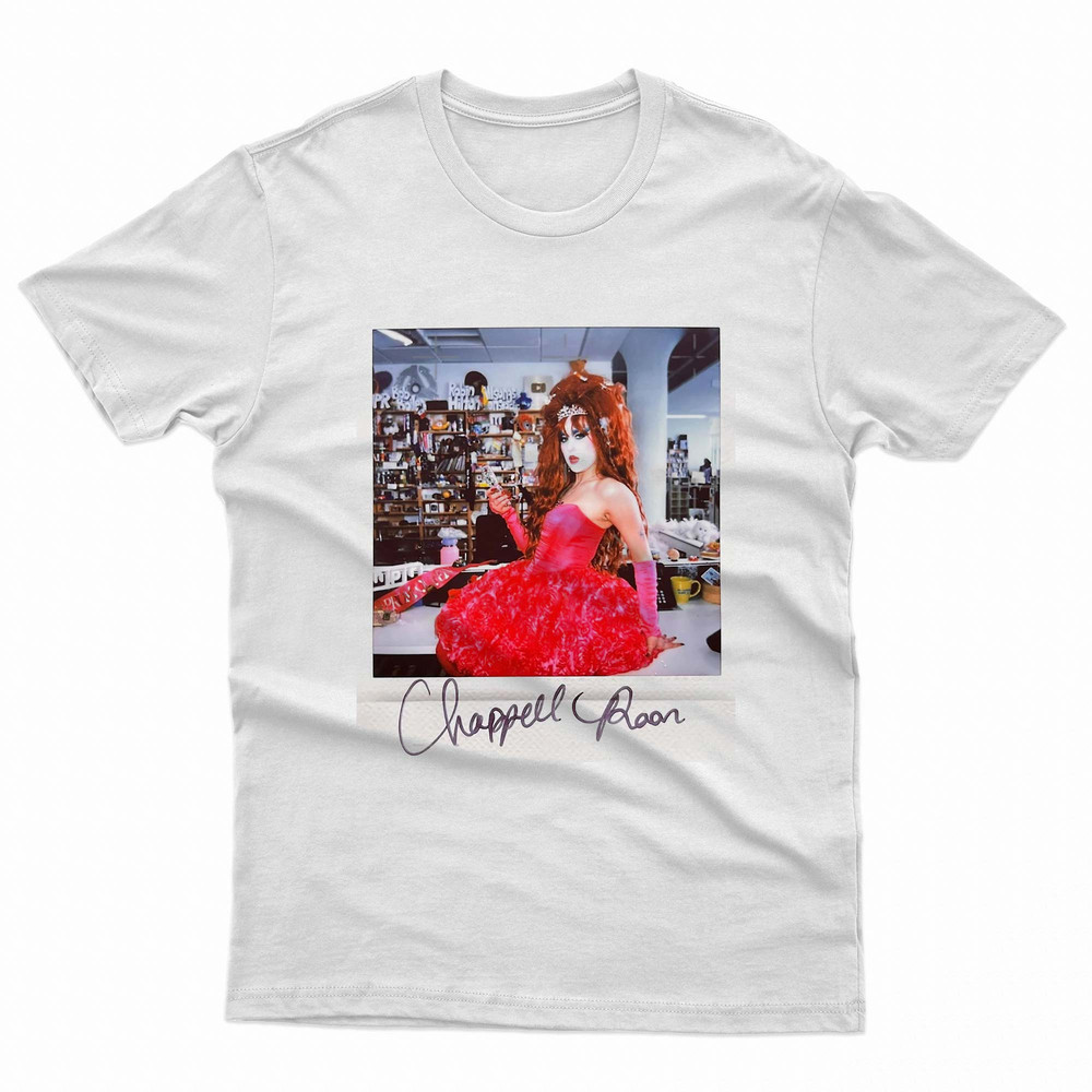 Chappell Roan Tiny Desk Red Dress Pic TShirt 0