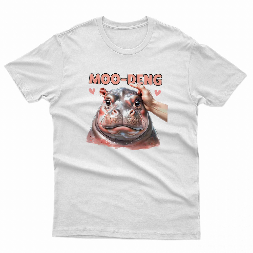 Cute Funny Moo Deng TShirt 0