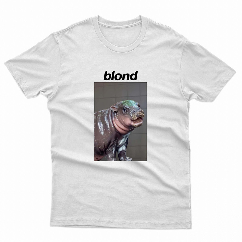 Funny Moo Deng Blond TShirt 0