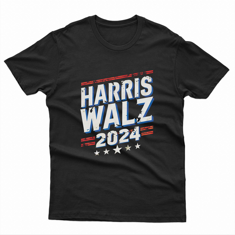 Harris Walz 2024 Vintage TShirt 0