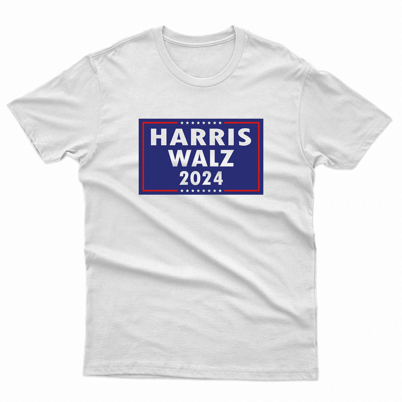 Harris Walz American TShirt 0