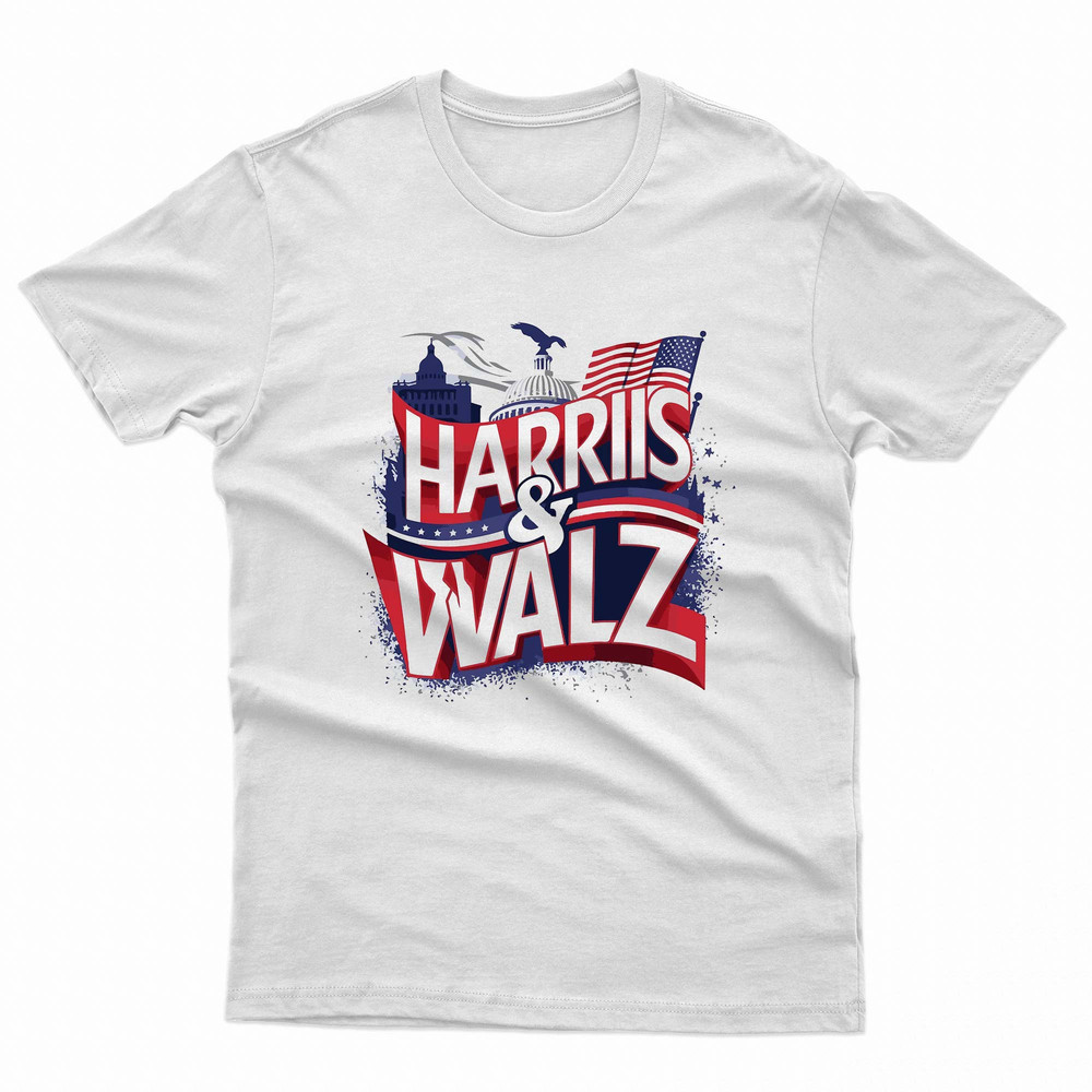 Harris Walz President For 2024 TShirt 0