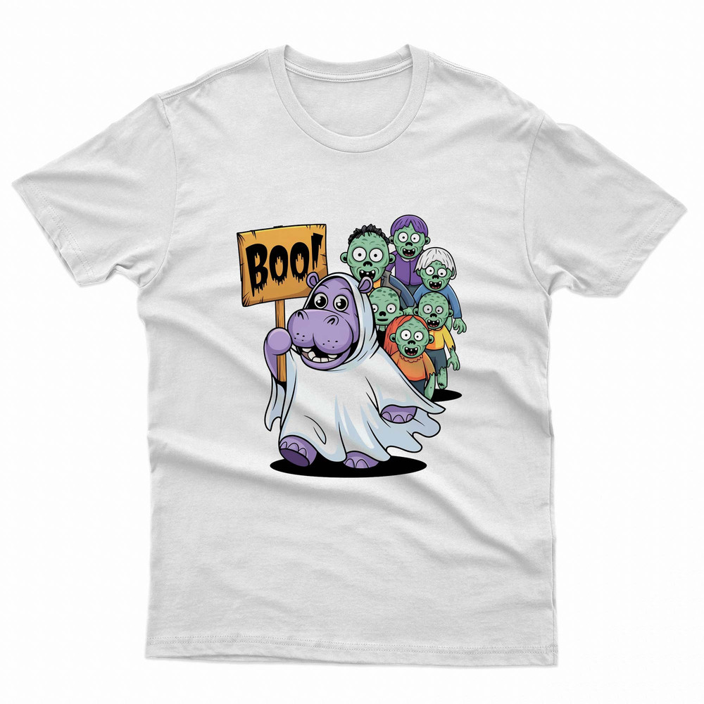 Moo Deng Boo Halloween TShirt 0