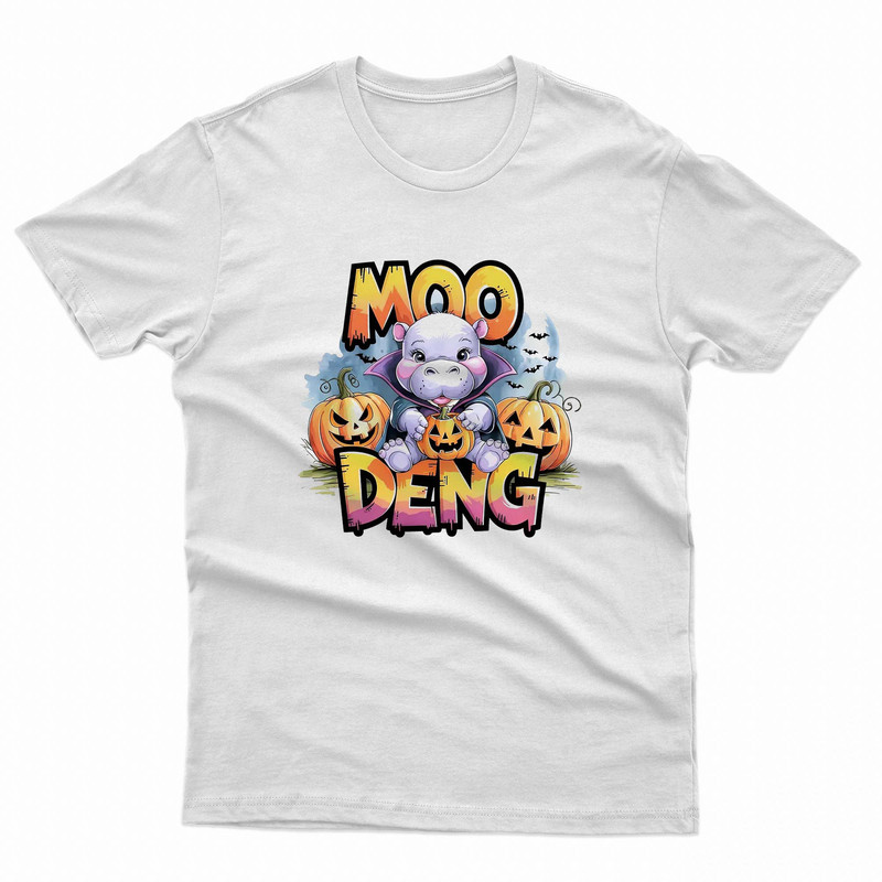 Moo Deng Halloween TShirt 0