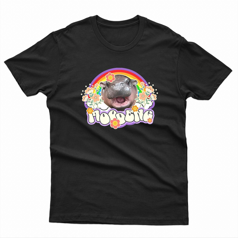 Moo Deng Rainbow TShirt 0
