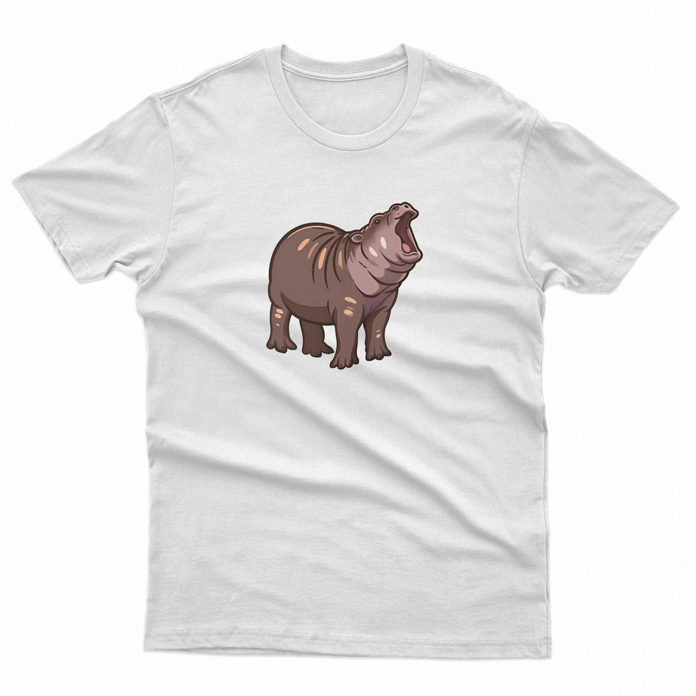 Moo Deng The Roaring Hippo TShirt 0