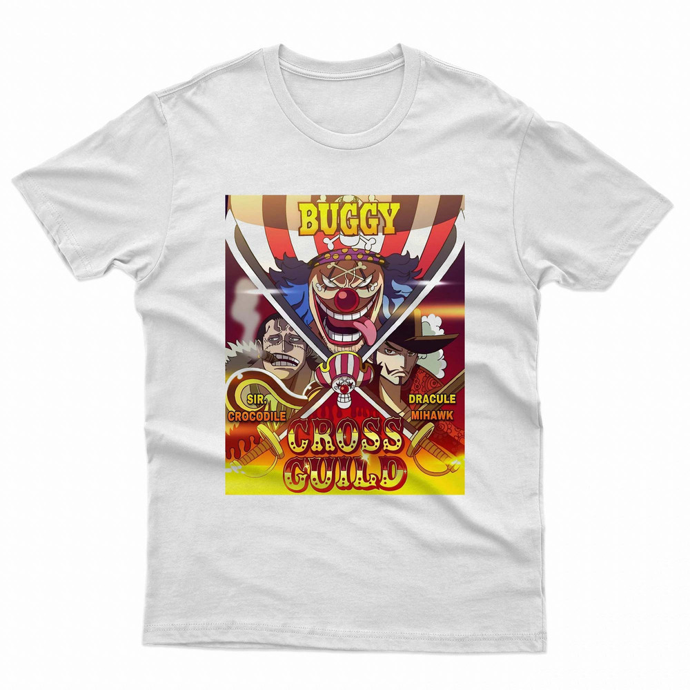 One Piece Cross Guild Buggy The Clown TShirt 0