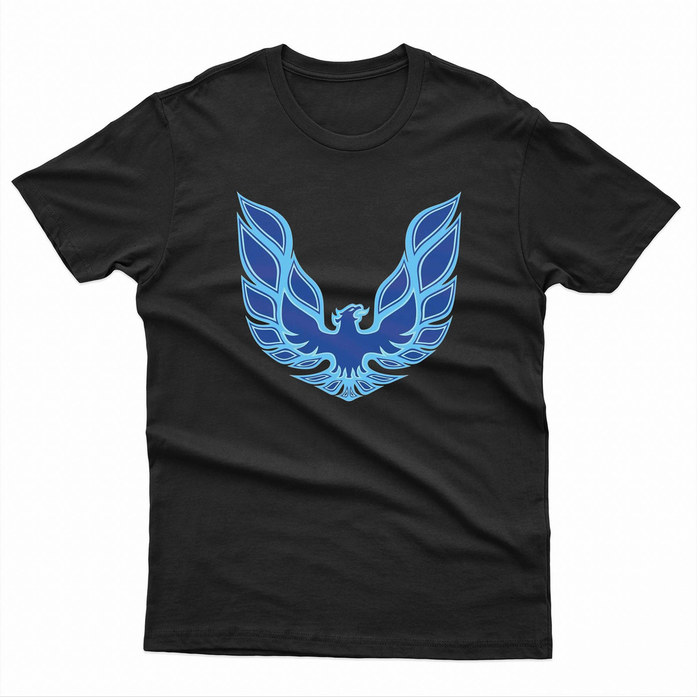 Pontiac Trans Am Firebird Blue Bird Lightweight TShirt 0