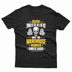 queen of the warehouse worker warehouseman t-shirt