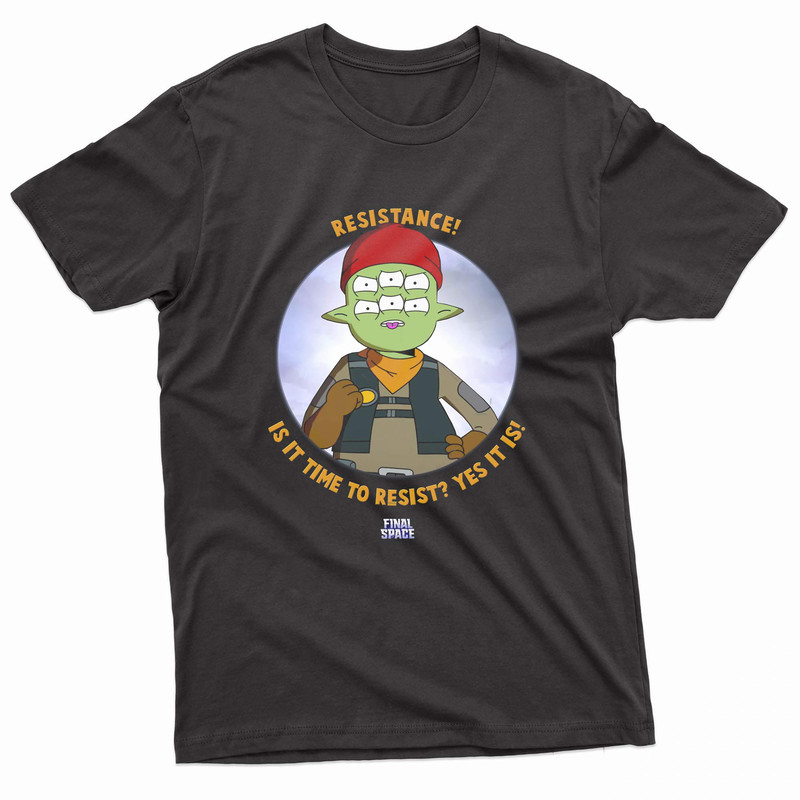 Final Space Tribore Menendez Resistance Leader TShirt 0