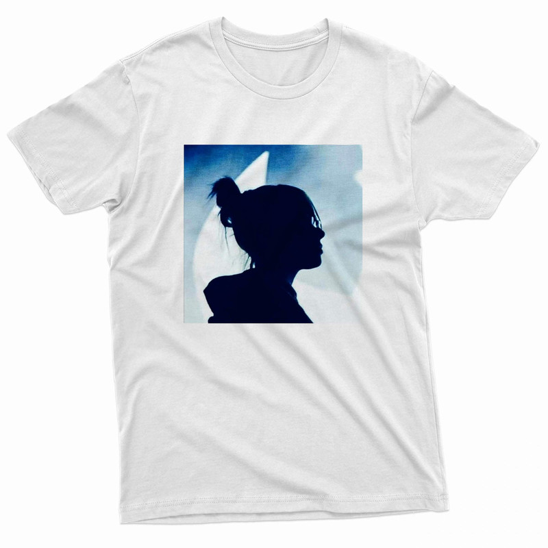 Billie Eilish Blue Silhouette TShirt 0
