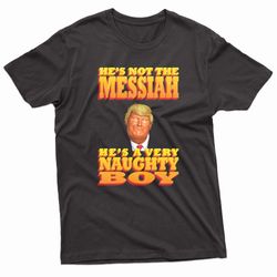 donald trump he's a very naughty boy! t-shirt