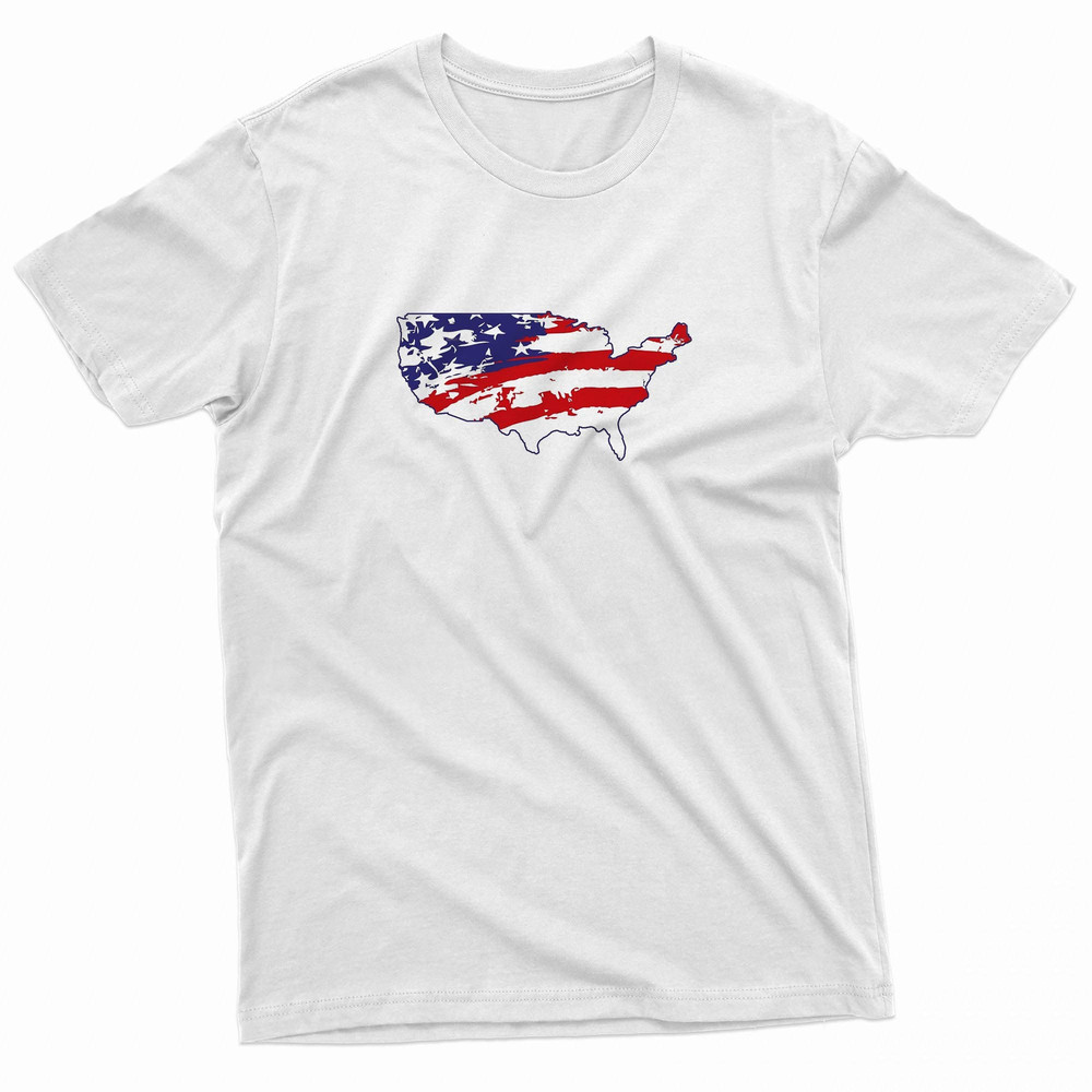Graffiti America Flag TShirt 0