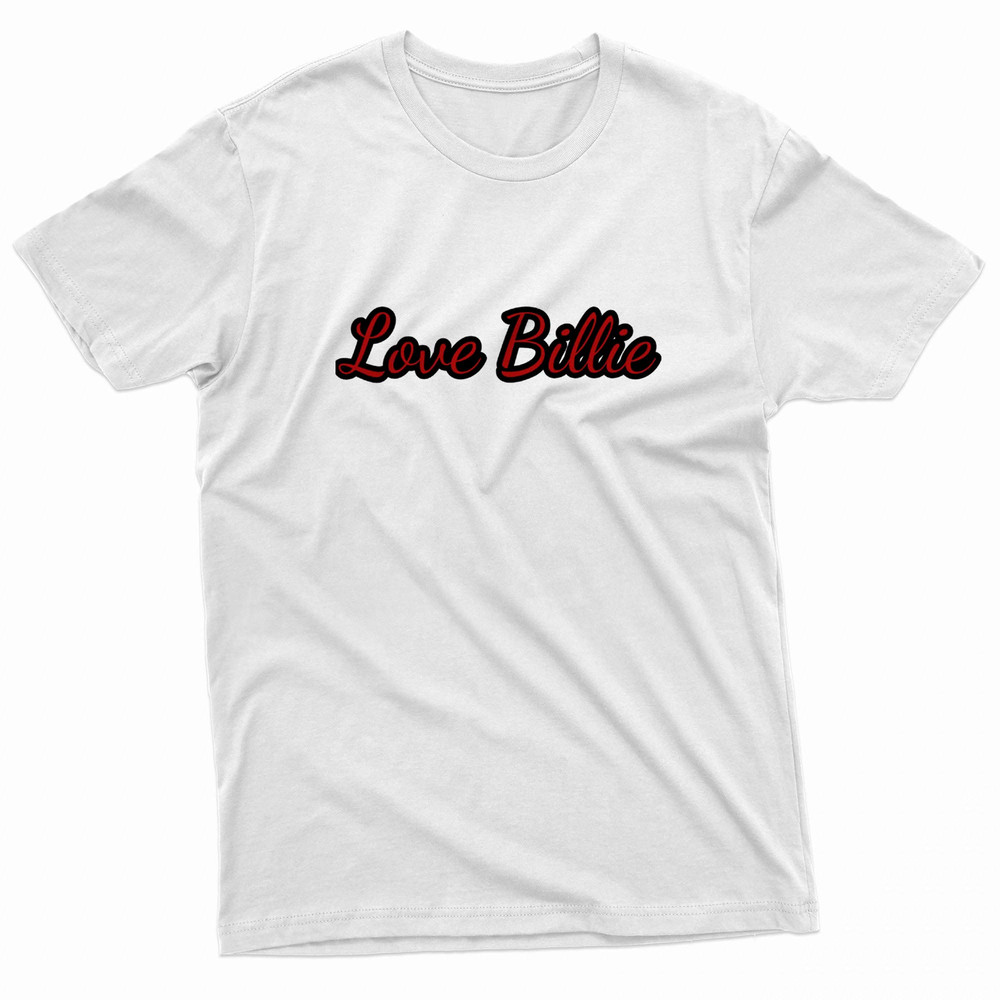 Love Billie Typography Billie Eilish TShirt 0