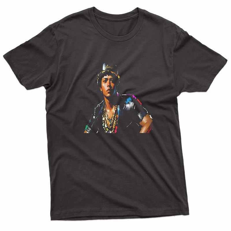 Bruno Mars Black Painting TShirt 0