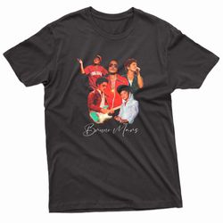 bruno mars collage classic pic t-shirt