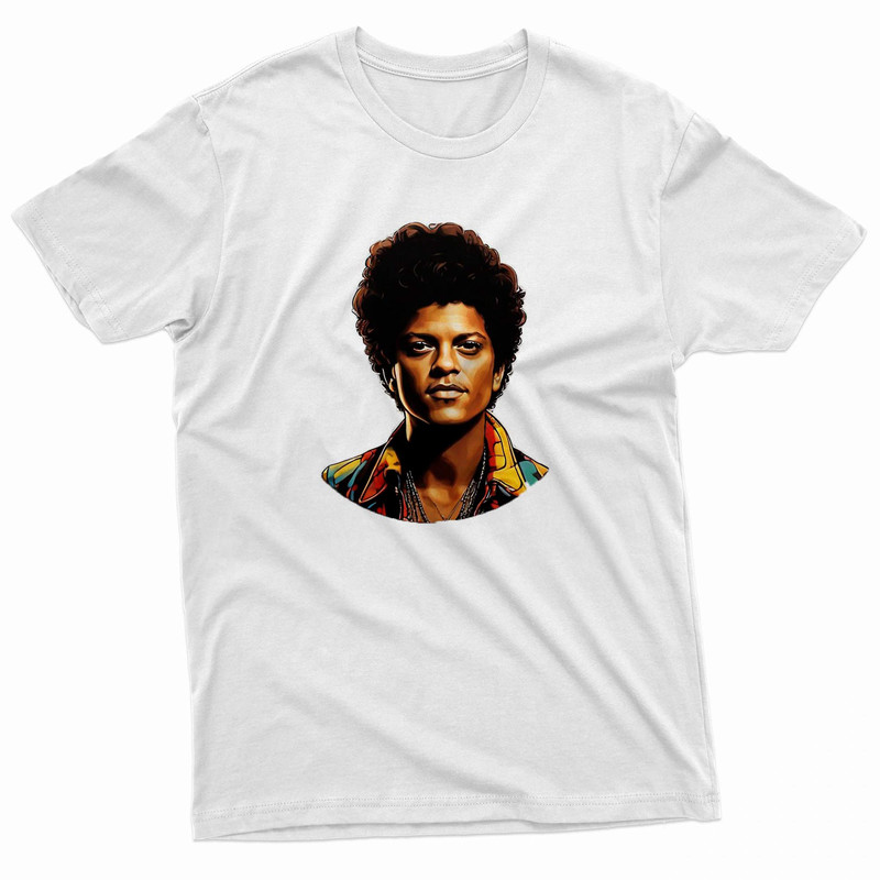 Bruno Mars Head Shot TShirt 0