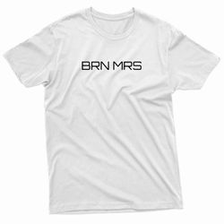 bruno mars minimalistic brn mrs t-shirt