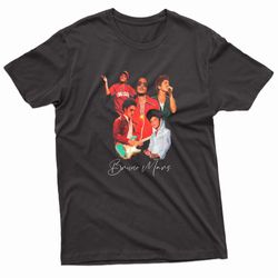 bruno mars old pic collage t-shirt