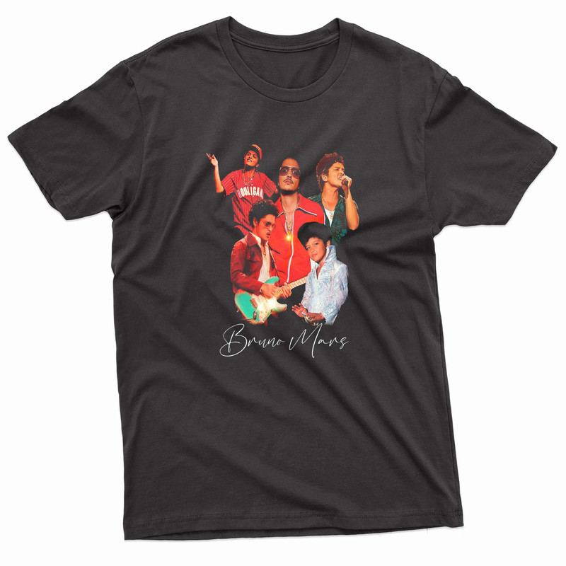 Bruno Mars Old Pic Collage TShirt 0
