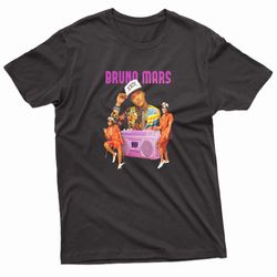 bruno mars purple boom box t-shirt