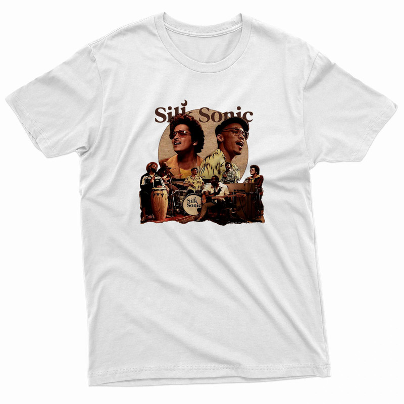 Bruno Mars Silk Sonic Band TShirt 0