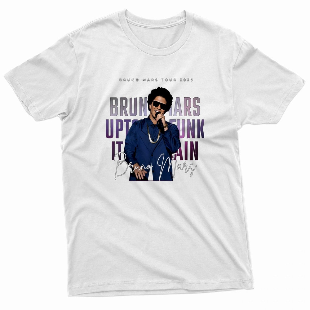 Bruno Mars Tour Autograph TShirt 0
