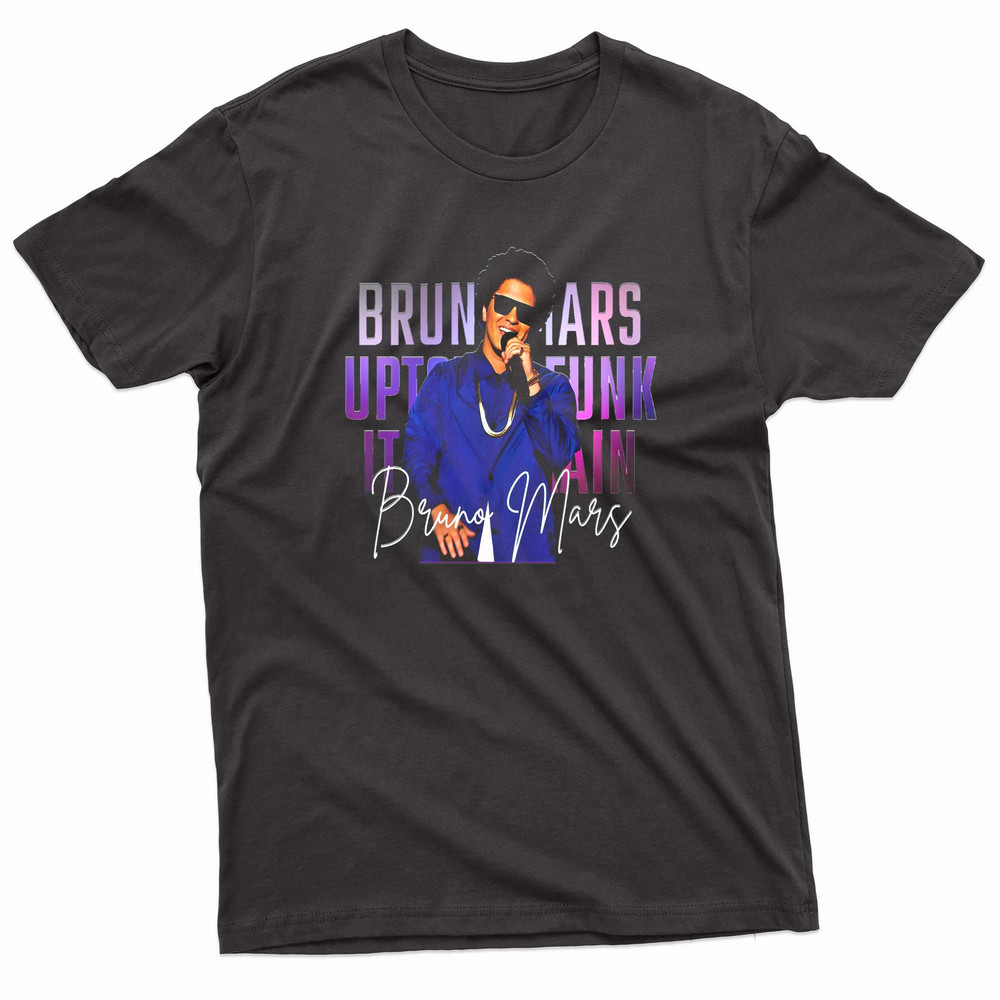 Bruno Mars Uptown Funk Autograph TShirt 0