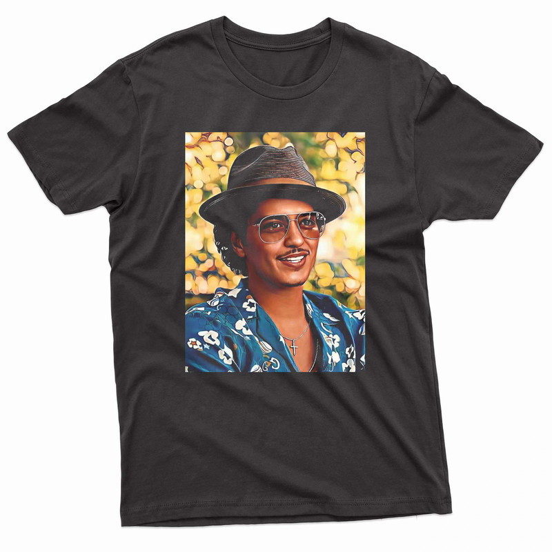 Bruno Mars Vintage Look TShirt 0