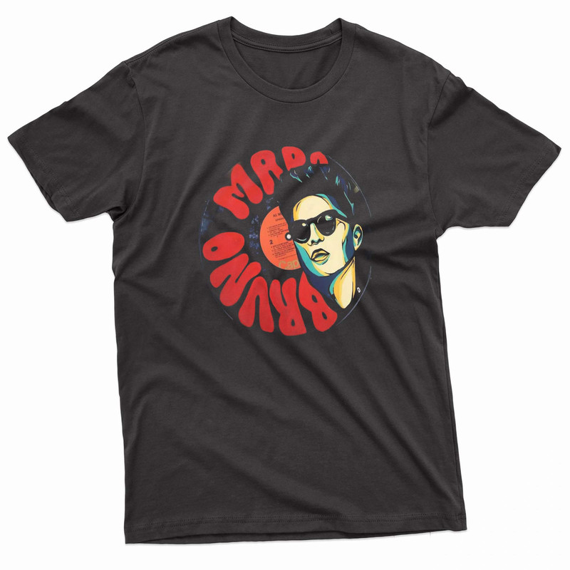 Bruno Mars Vinyl Art TShirt 0