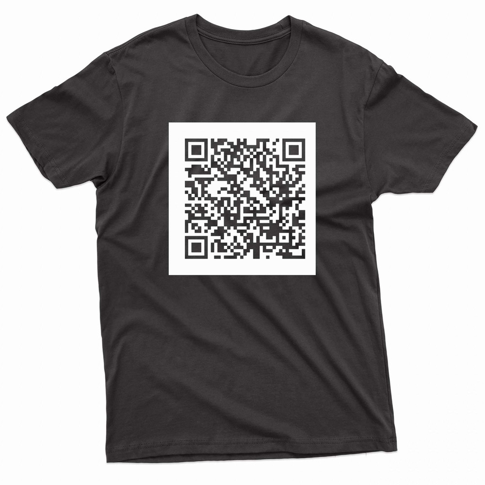 Bruno Mars When I Was Your Man Qr Code TShirt 0