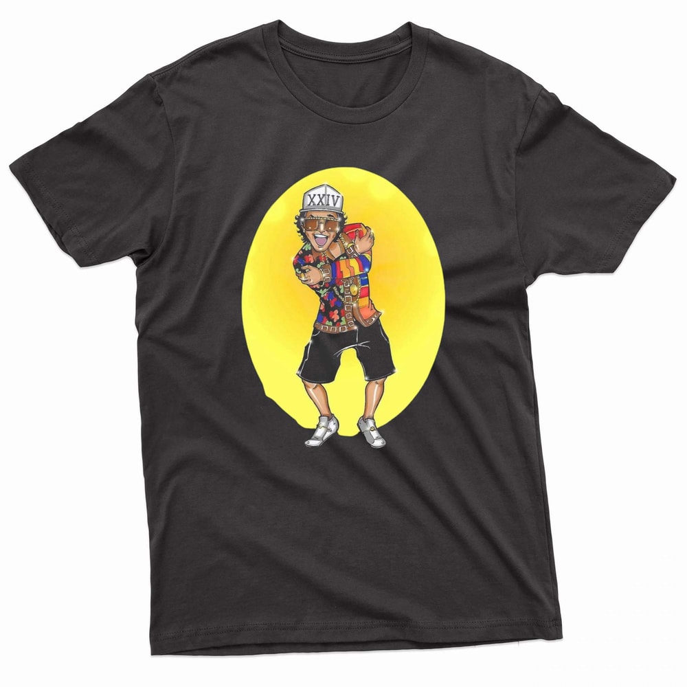 Bruno Mars XXVI Blink Illustration TShirt 0